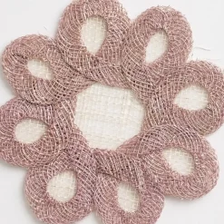 Lavender Woven Doodles Coaster | Set of 4