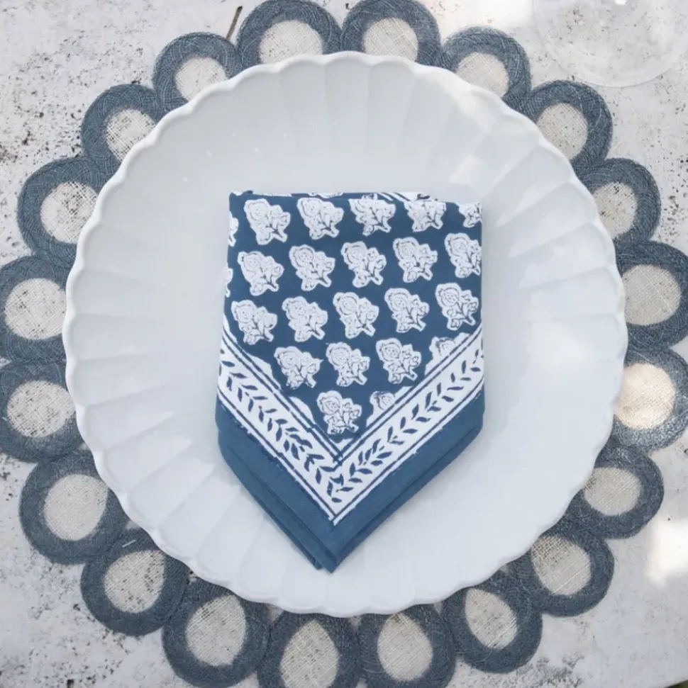 Lead Woven Doodles Placemat | Set of 4