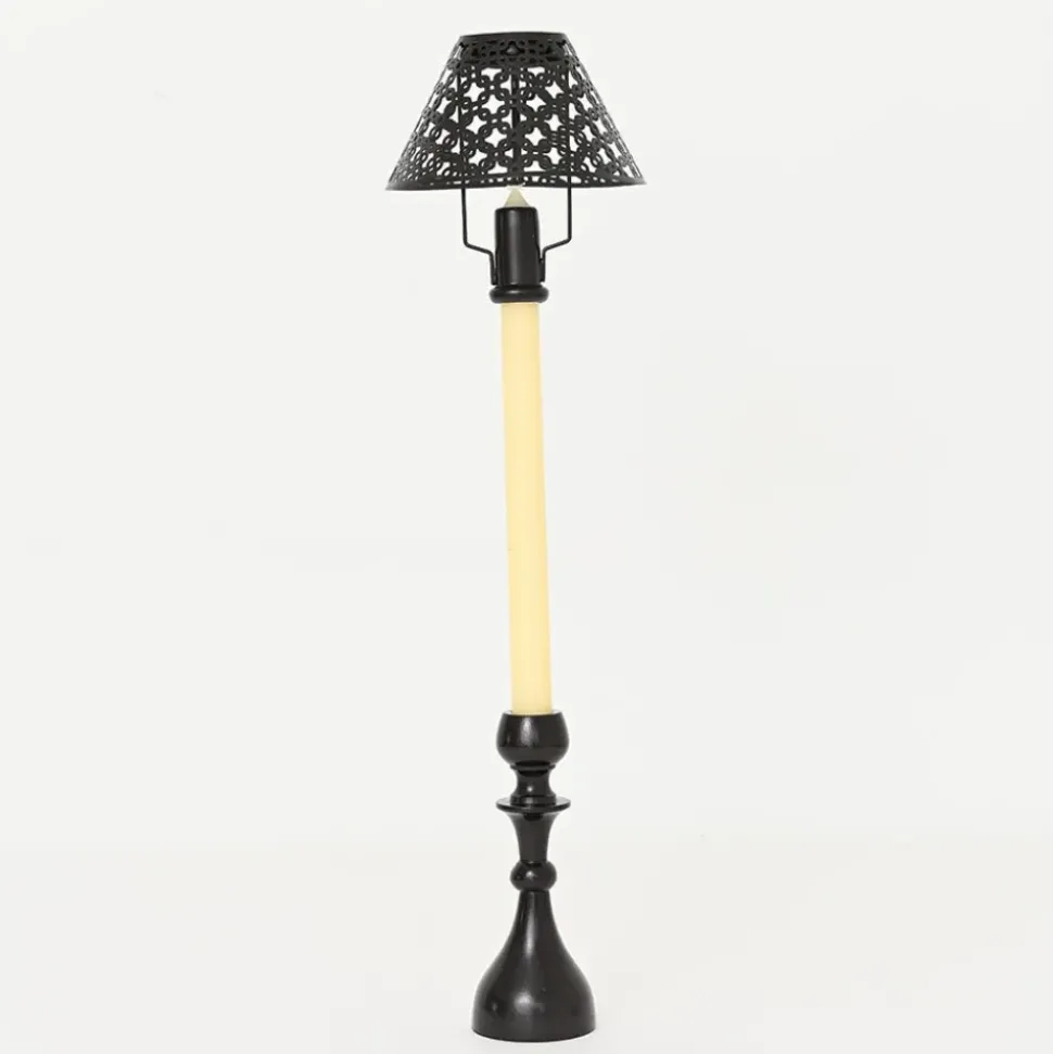 Modern Candlestick and Cutwork Shade | Set of 2