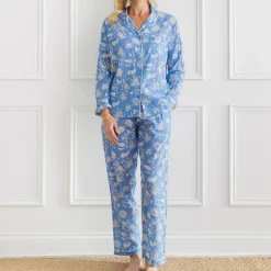 Morning Meadow Blue Pajama Set