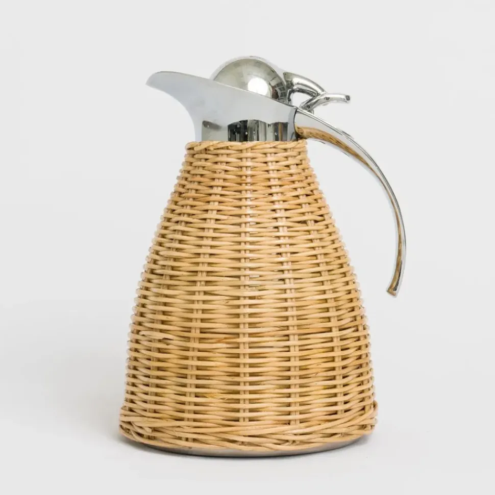 Natural Wicker Thermos
