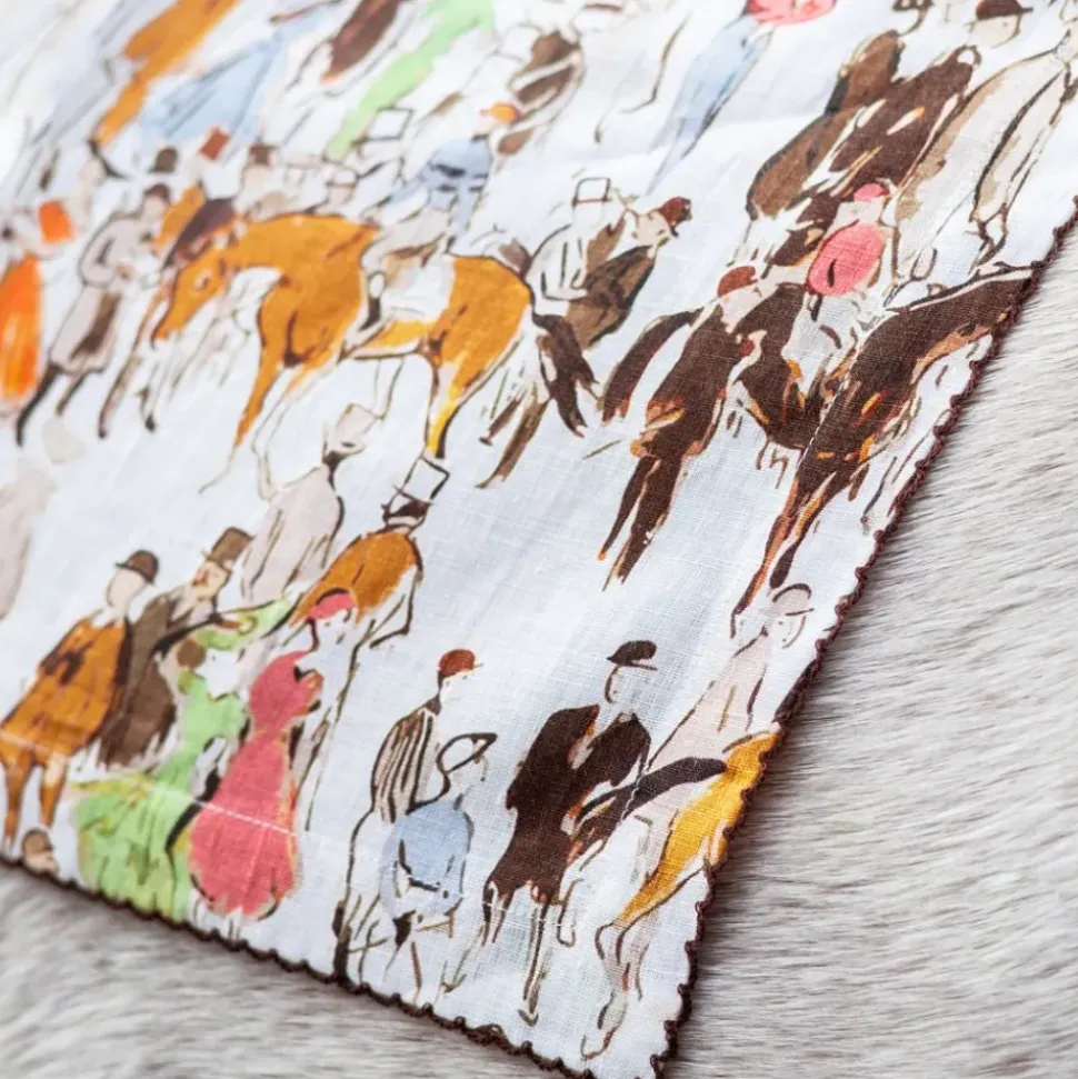 Paddock Scene Linen Napkin