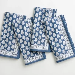 Pom Buti Denim Napkin | Set of 4