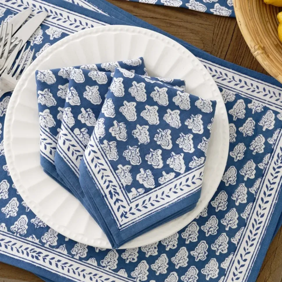 Pom Buti Denim Napkin | Set of 4