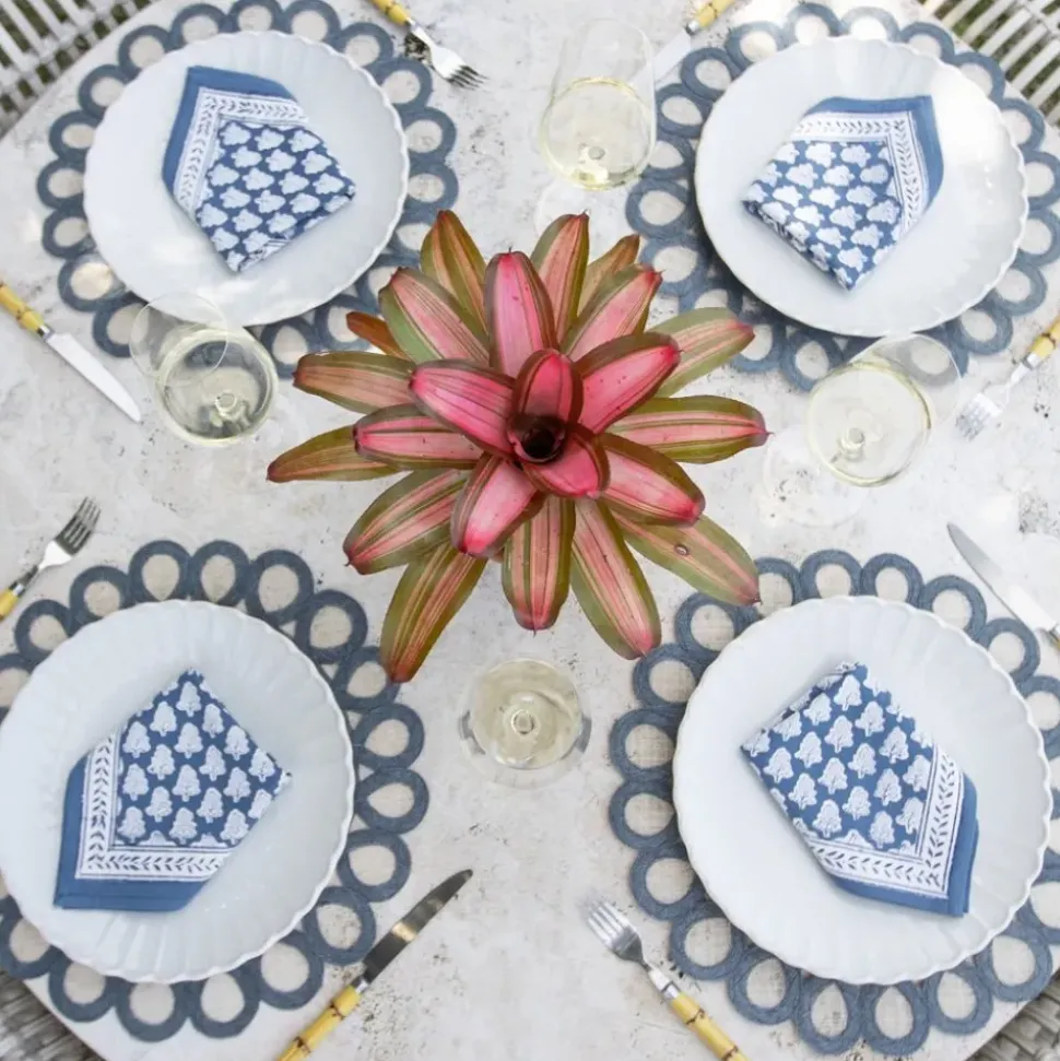 Pom Buti Denim Napkin | Set of 4