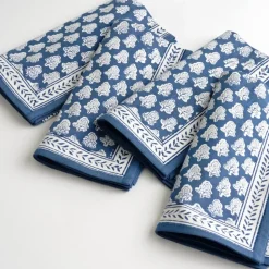 Pom Buti Denim Napkin | Set of 4