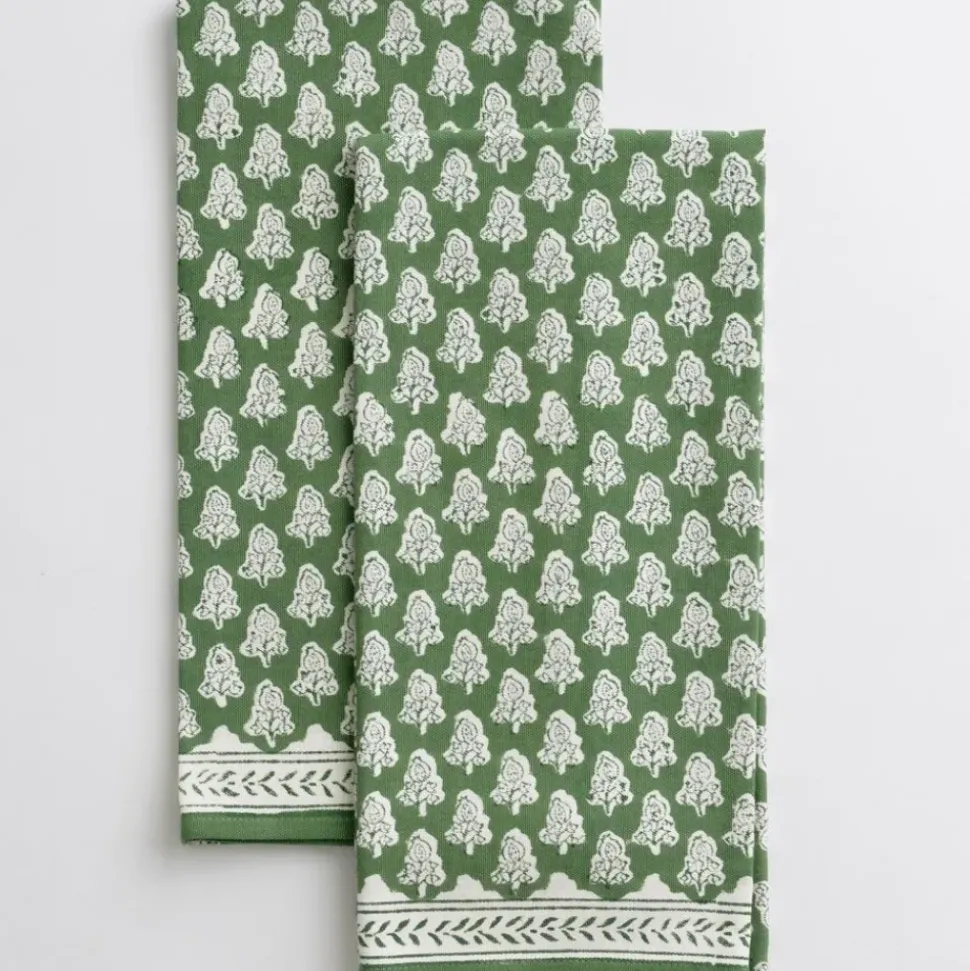 Pom Buti Green Tea Towels