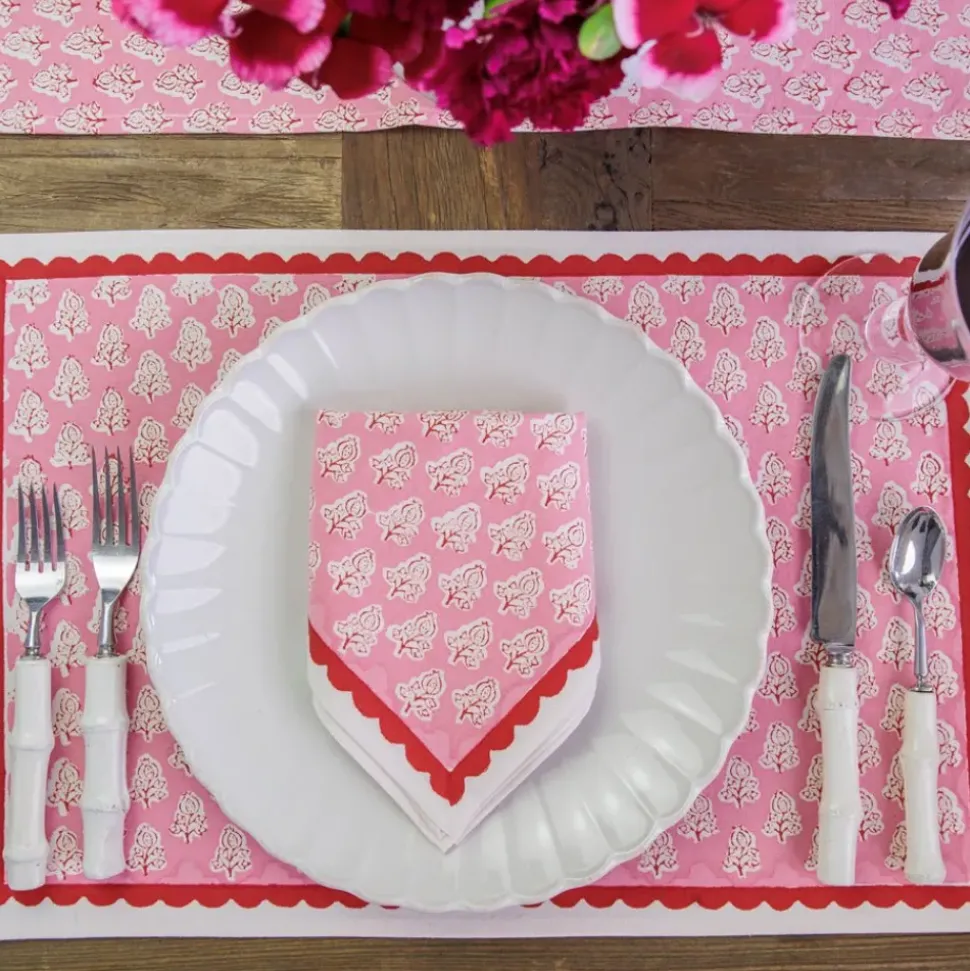 Pom Buti Pink Placemat | Set 4
