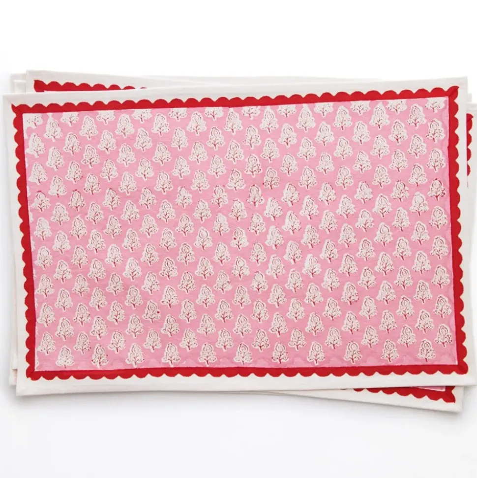 Pom Buti Pink Placemat | Set 4