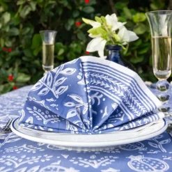 Pomegranate Blue Napkin | Set of 4