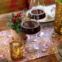 Pomegranate Garden Plum & Ochre Table Runner