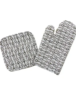 Pony Club Oven Mitt and Pot Holder Set