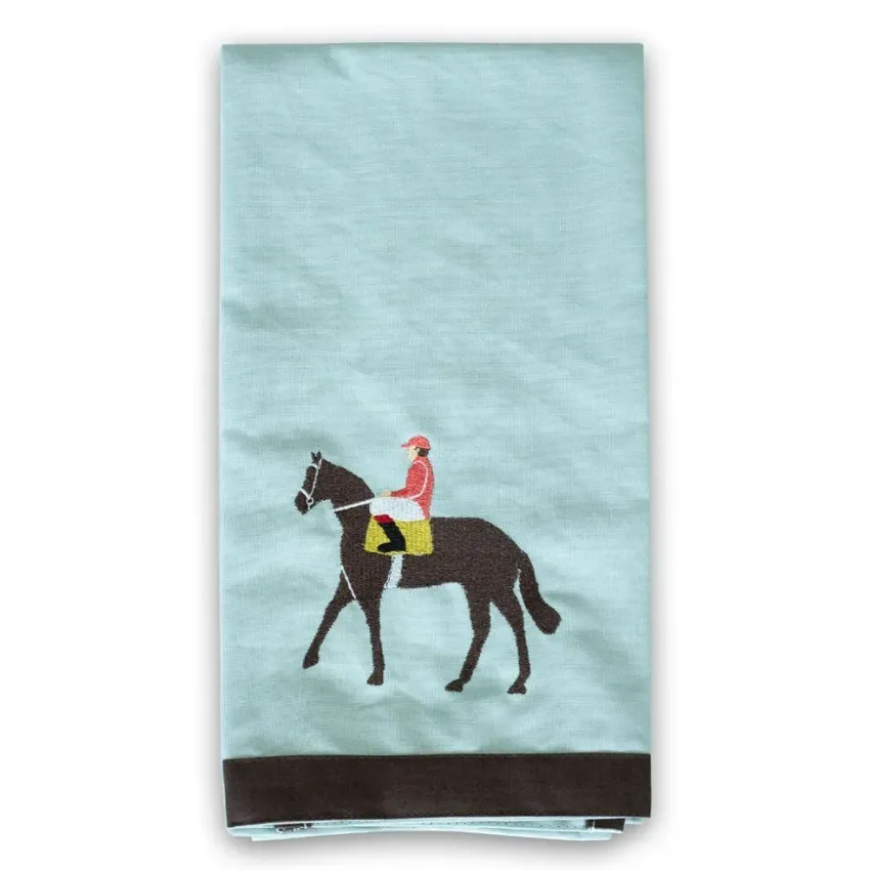 Riders Up Horse and Jockey Tea Towels