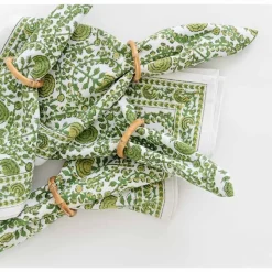 Round Bamboo Napkin Ring | Set of 4
