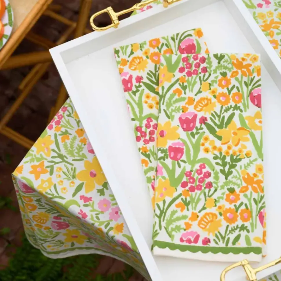 70s Flower Tea Towels
