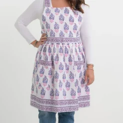 Sagar Blue & Magenta Apron