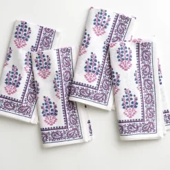 Sagar Blue & Magenta Napkin