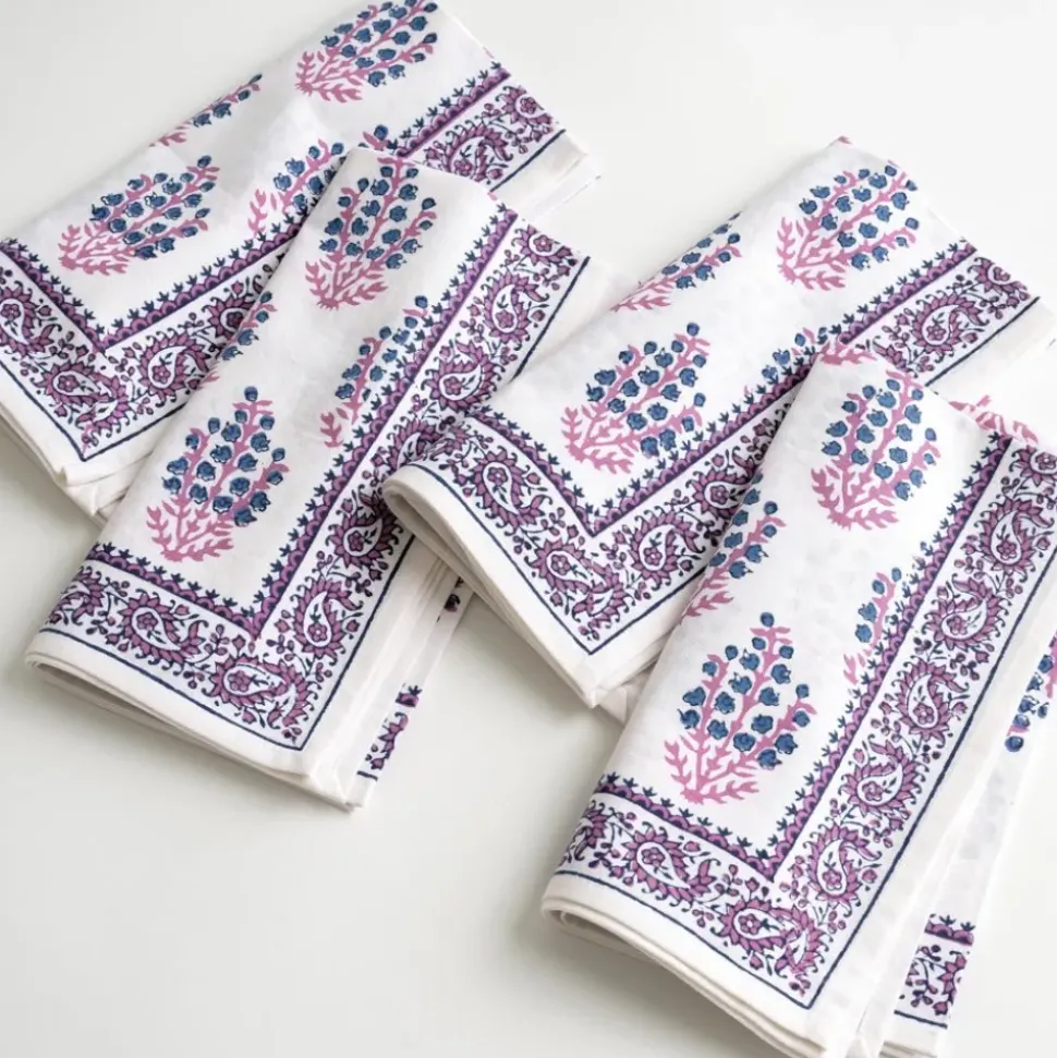 Sagar Blue & Magenta Napkin