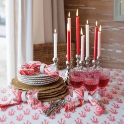 Sagar Red & Pink Tablecloth