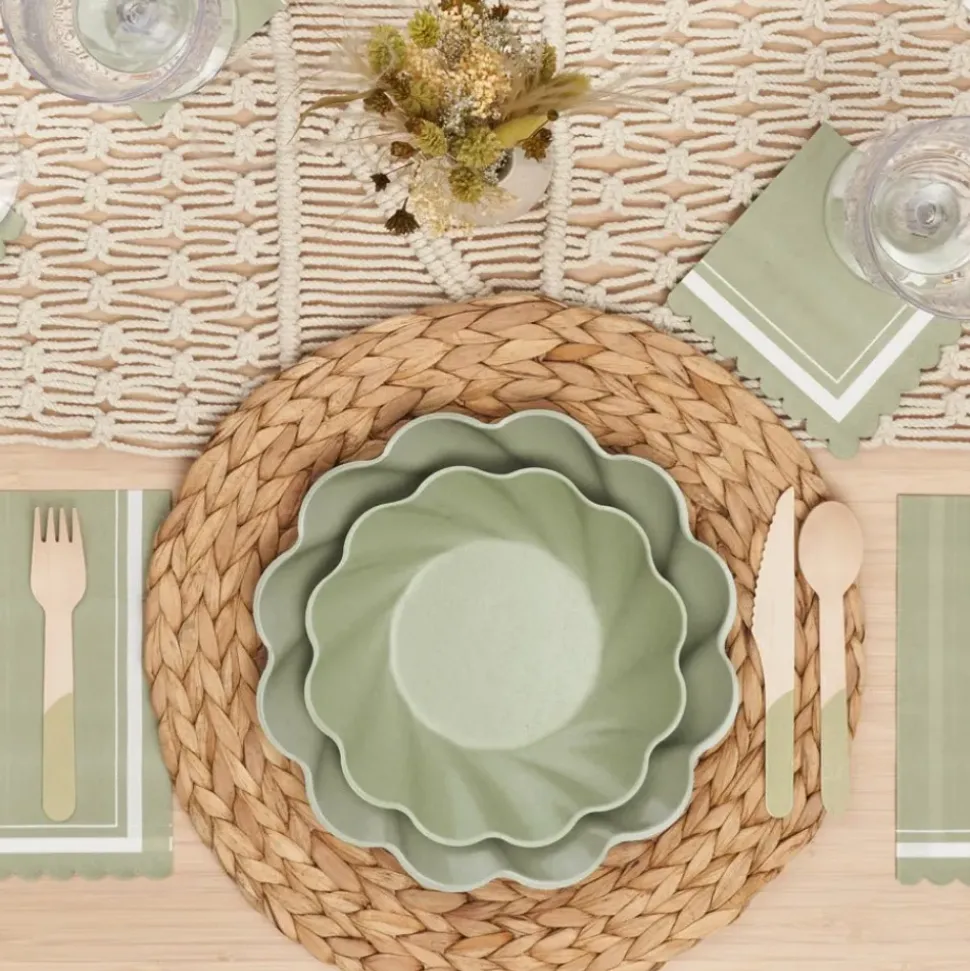 Sage Simply Eco Plates | Set of 8