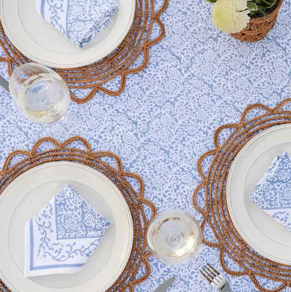 Tapestry Blue Napkin
