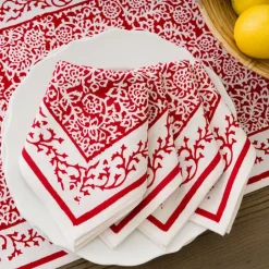 Tapestry Deep Red Napkin