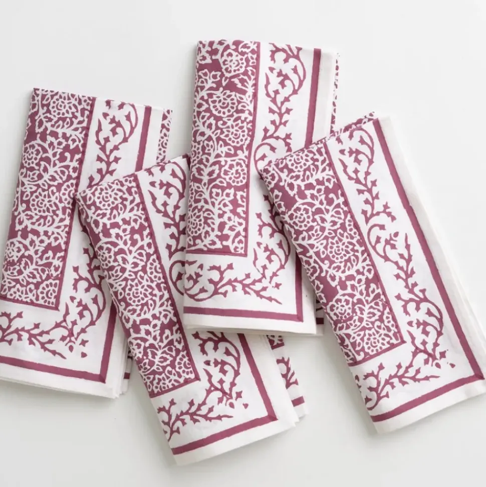 Tapestry Eggplant Napkin | Set of 4
