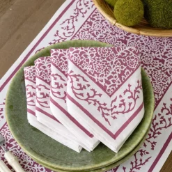 Tapestry Eggplant Napkin | Set of 4