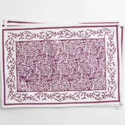 Tapestry Eggplant Placemat | Set of 4