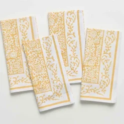 Tapestry Marigold Napkin | Set of 4