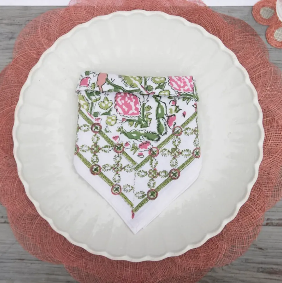 Terracotta Woven Cloud Placemat | Set of 4